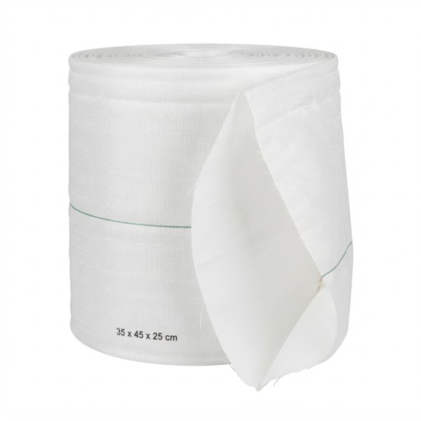 สายผ้าใบถักขาว เคลือบใน -10" Hi-BAR