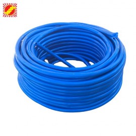 สายยางสีฟ้า PVC ฟ้าทึบ ขนาด 3/4 นิ้ว 6 หุน ราคาส่ง / เมตร