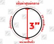 ท่อผ้าใบสายส่งน้ำ ผ้าท่อส่งน้ำ ขนาด 3 นิ้ว ยาว 100 เมตร